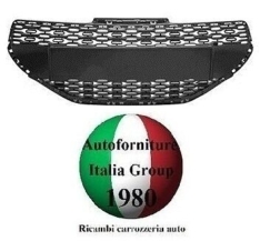 GRIGLIA ANTERIORE RADIATORE MASCHERA MASCHERINA NERA PER PEUGEOT 208 12> 2012>