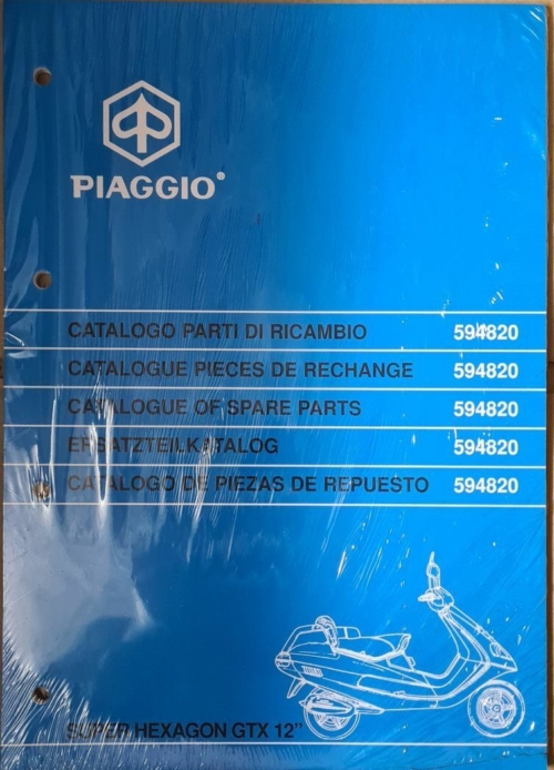 CATALOGO PARTI DI RICAMBIO SUPER HEXAGON GTX 12 POLLICI acquista online