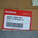 Disco Freno Ventilato Honda Civic VIII dal 2006 al 2011 Cod 45251-smg-e31 acquista online
