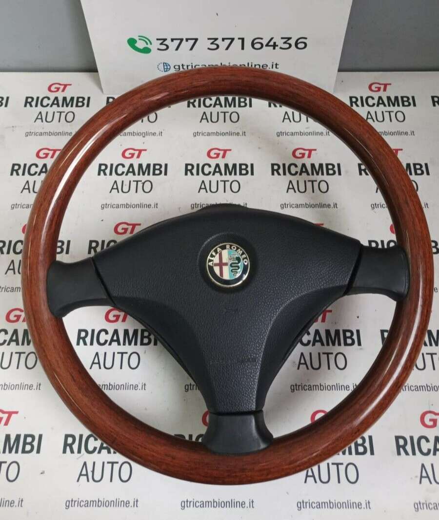 Alfa Romeo 156 de Silva (1997-2000) volante sterzo in radica originale